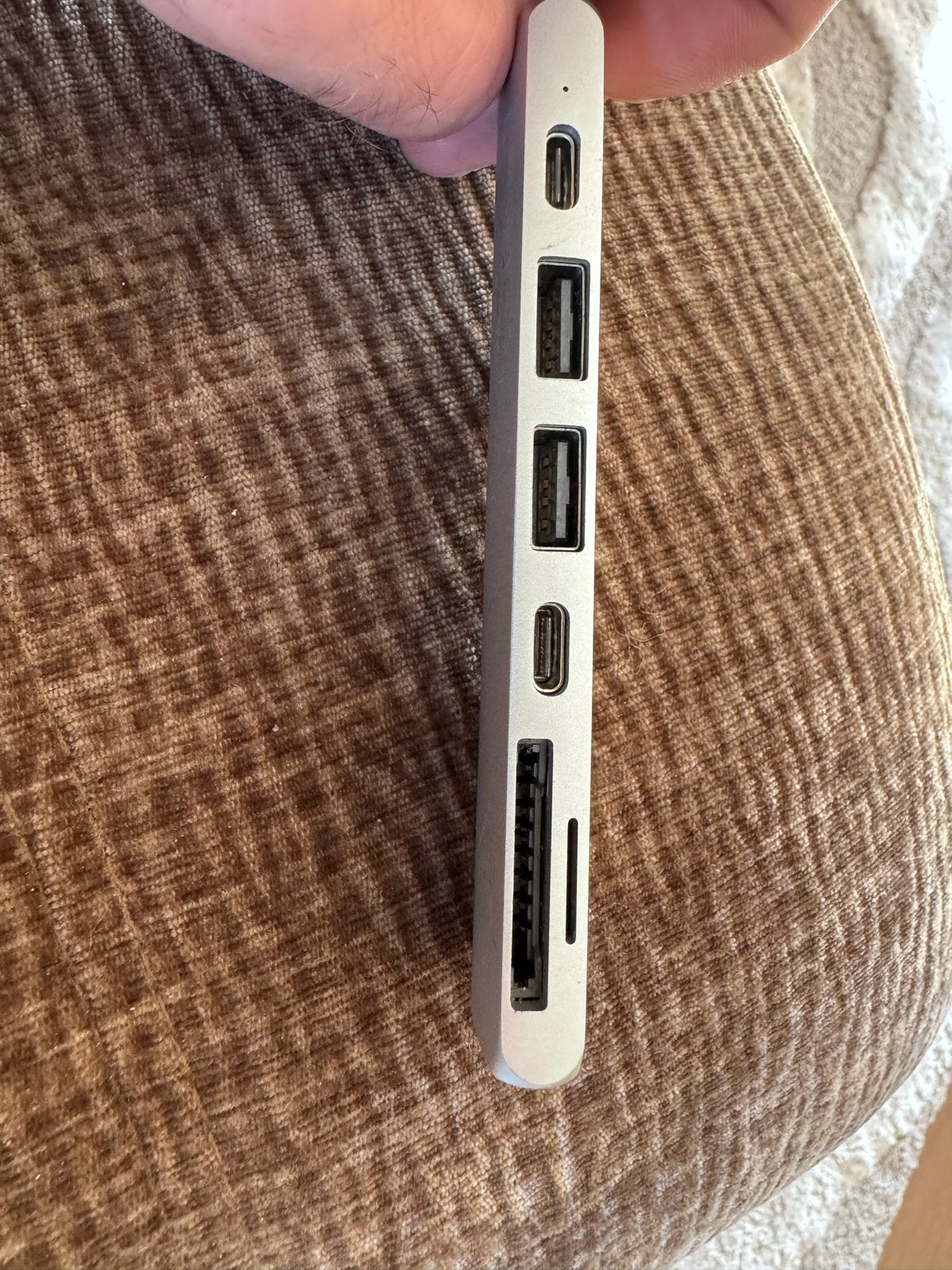 Satechi USB-C Snap Hub - Compacte Multiport Adapter, Ophalen of Verzenden, Gebruikt