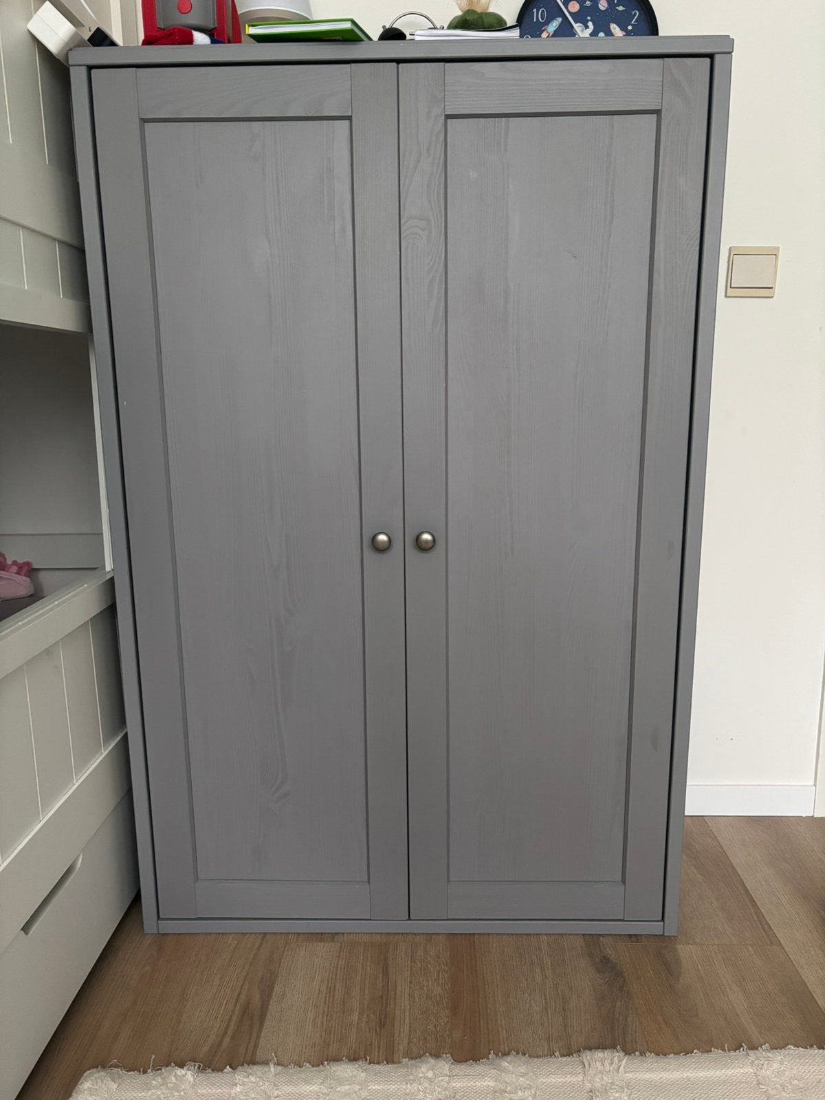 Kleine kledingkast grijs Ikea, Ophalen, 50 tot 100 cm, Zo goed als nieuw, 150 tot 200 cm