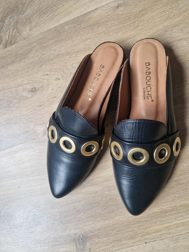 Babouche loafers maat 37, Kleding | Dames, Schoenen, Ophalen of Verzenden, Nieuw, Zwart, Instappers