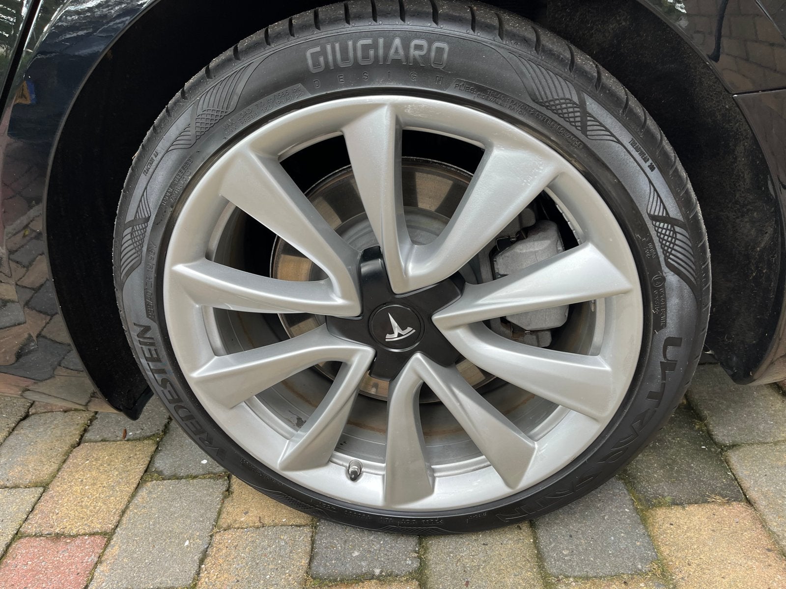 Tesla zomerset Model 3 LR AWD 2019 - 19 INCH Vredestein, 19 inch, Gebruikt, Banden en Velgen, Ophalen of Verzenden