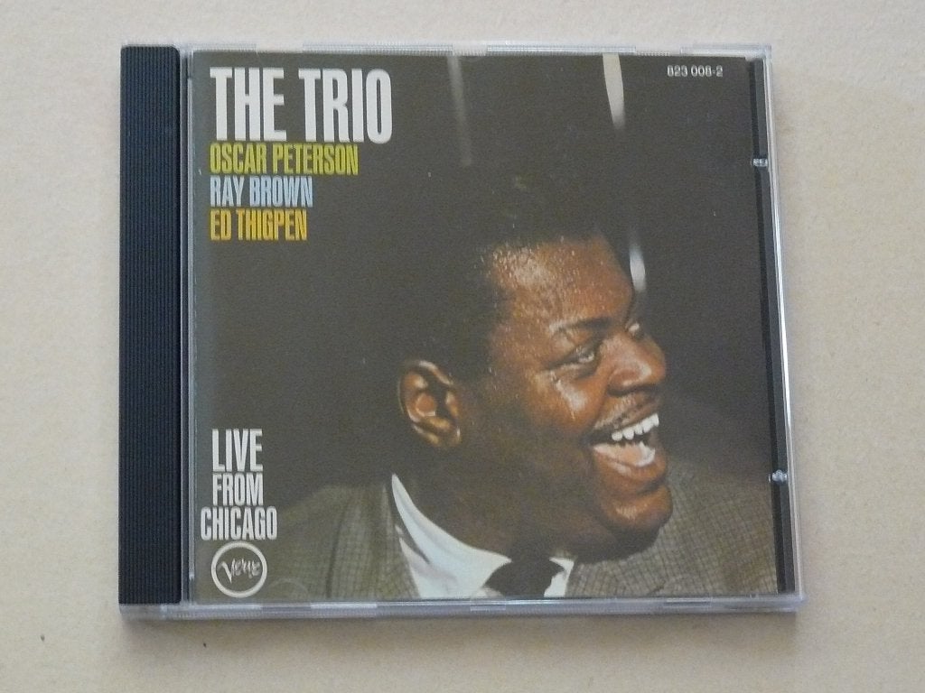 CD The Trio Oscar Peterson Ray Brown Ed Thigpen Live Chicago, Verzenden, Gebruikt, Jazz