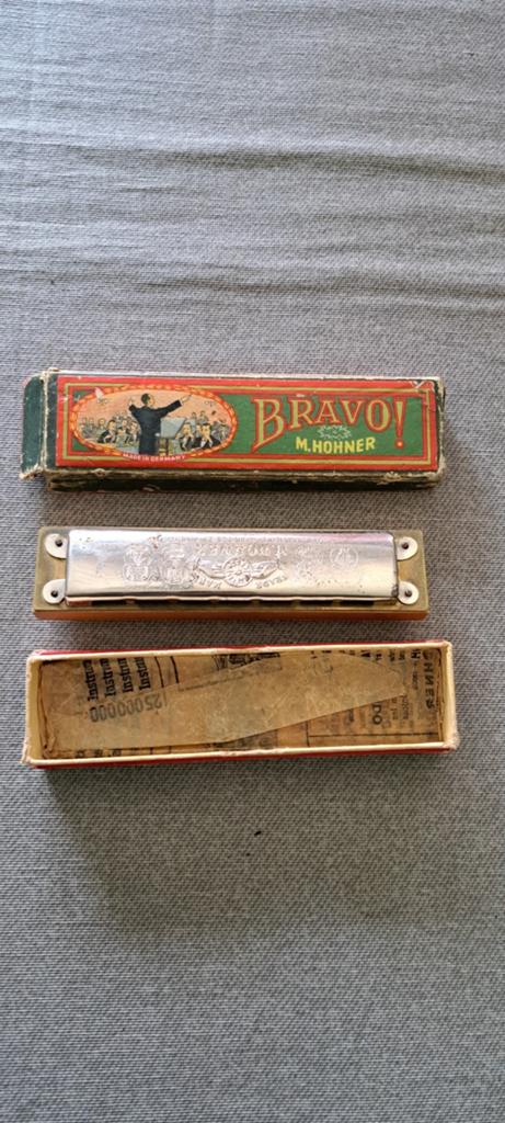 Hohner Bravo mondharmonica, Muziek en Instrumenten, Blaasinstrumenten | Mondharmonica's, Ophalen of Verzenden