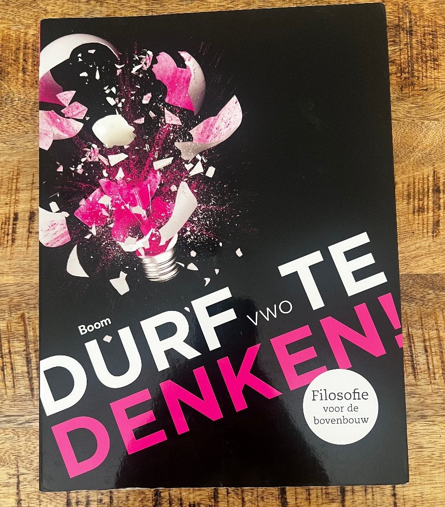 Durf te denken, vwo 6 filosofie, Verzenden, Diverse auteurs, Zo goed als nieuw, Algemeen