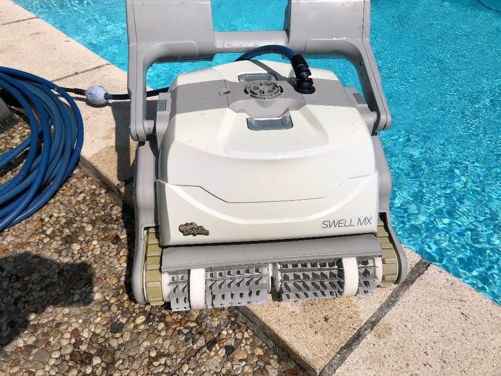 Zwembadrobot Dolphin Swell mx, Ophalen, Zo goed als nieuw