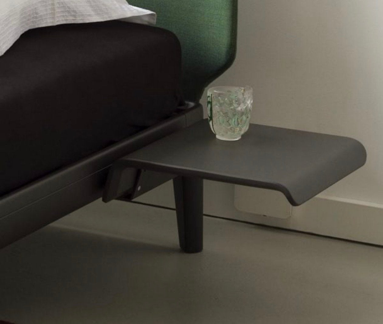 Auping essential bedtafeltje zwart, Verzenden, Zwart, Tweepersoons, Zo goed als nieuw