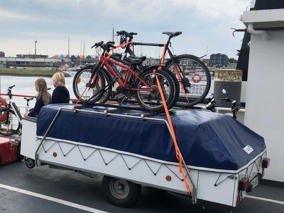 Jamet Arizona incl. Fietsdrager, aanbouw-tent en luifel, Caravans en Kamperen, Tenten, Ophalen of Verzenden, Gebruikt, Tot en met 6