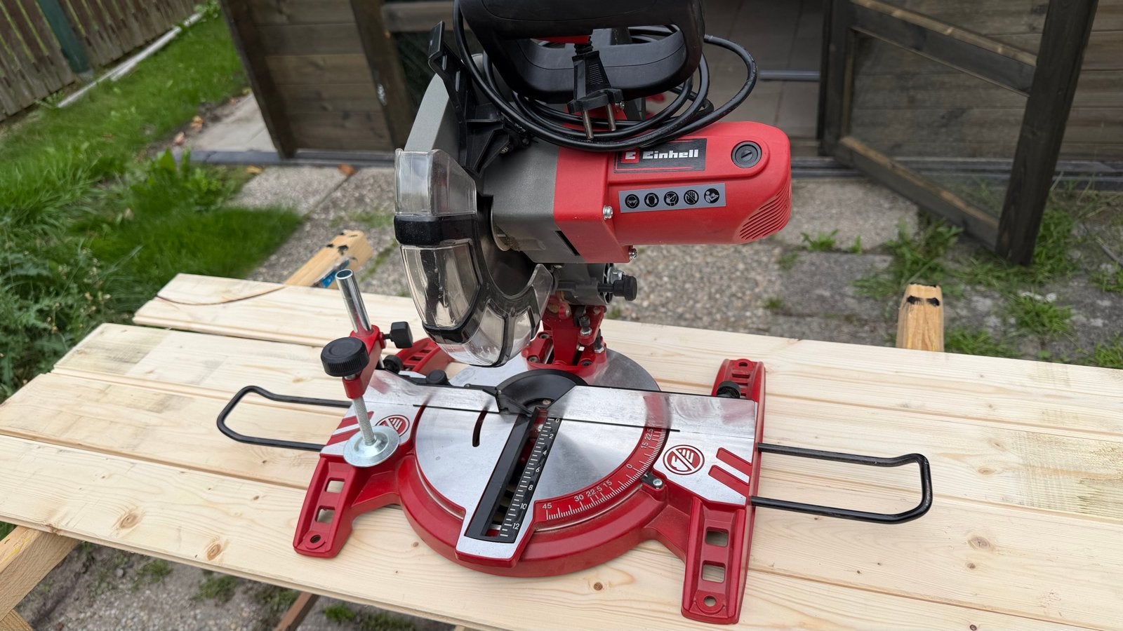 Einhell TC-MS 2112 afkortzaag - Zo goed als nieuw, Ophalen, Zo goed als nieuw, Afkortzaag, 30 tot 70 mm