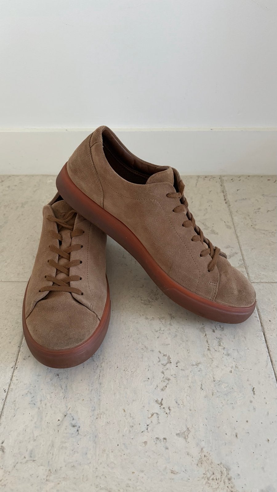 Ecco soft 10 sneaker maat 44 - Zo goed als nieuw, Bruin, Ophalen of Verzenden, Sneakers of Gympen, Zo goed als nieuw