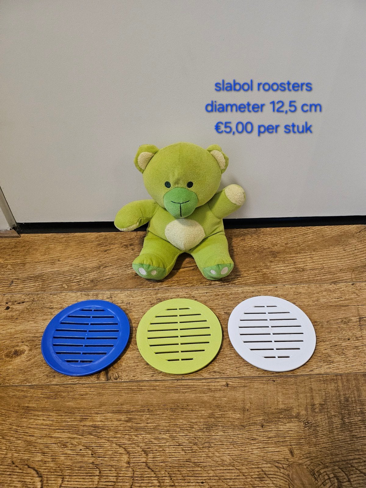 Tupperware slabol roosters 12,5 cm, Huis en Inrichting, Ophalen of Verzenden, Gebruikt, Overige kleuren, Overige typen