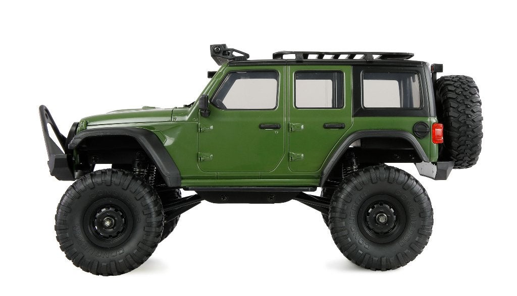 AMXRock Mini-Crosstrail Scale Crawler 4WD 1/16 RTR green, Ophalen of Verzenden, Nieuw, Overige schalen, Auto offroad
