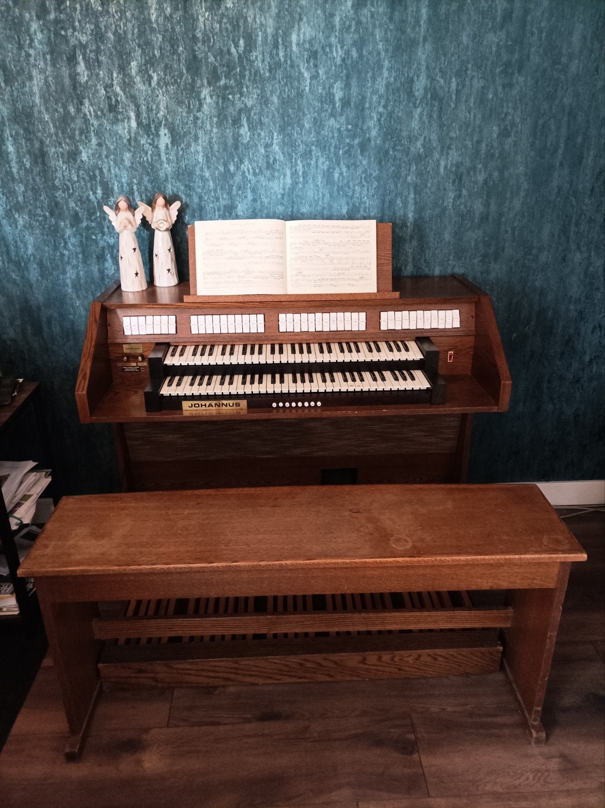 Johannus Opus 220 Orgel met 2 klavieren en pedaal, Ophalen, Gebruikt, 2 klavieren, Orgel