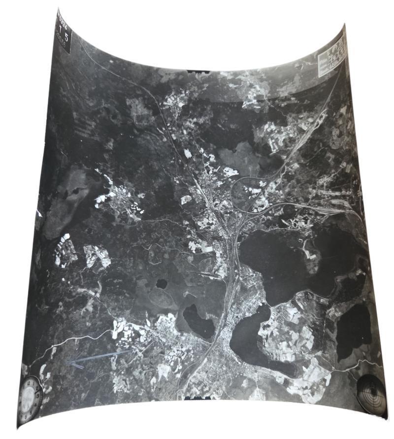 duitse ww2 luchtfoto denk Rusland ongeveer 30x30 cm, Verzamelen, Militaria | Tweede Wereldoorlog, Ophalen of Verzenden, Duitsland
