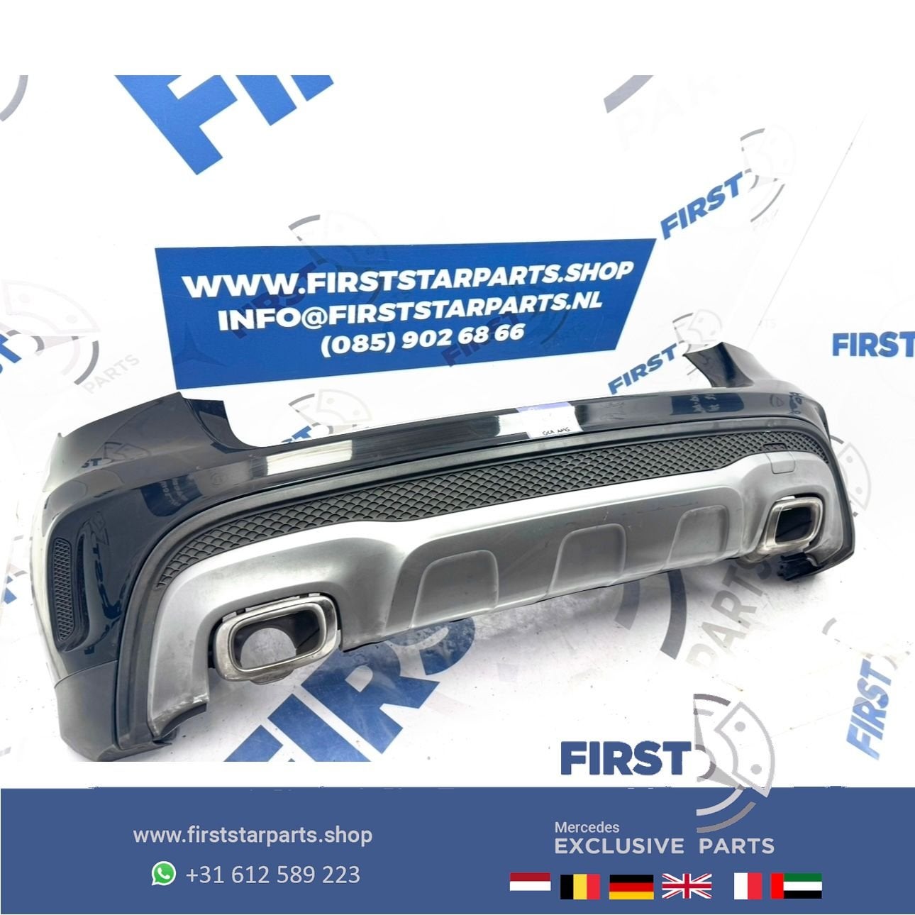 BUMPER W156 GLA AMG ACHTERBUMPER X156 Mercedes 2013-2018 ZWA, Gebruikt, -, Ophalen of Verzenden, Achter