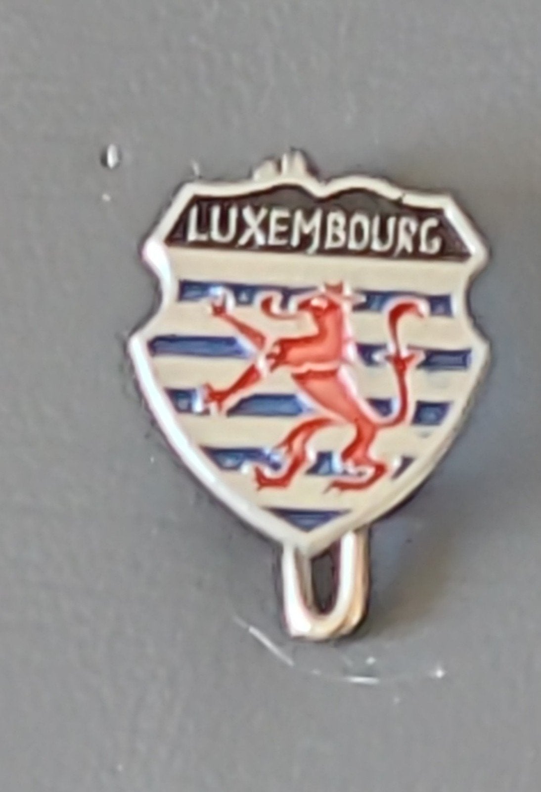 Broche Luxemburgse Leeuw, Overige materialen, Gebruikt, Verzenden, Wit