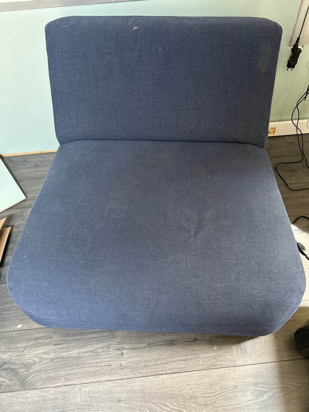 2 comfortabele stoelen voor student of keet, Ophalen, Gebruikt, Twee, Blauw