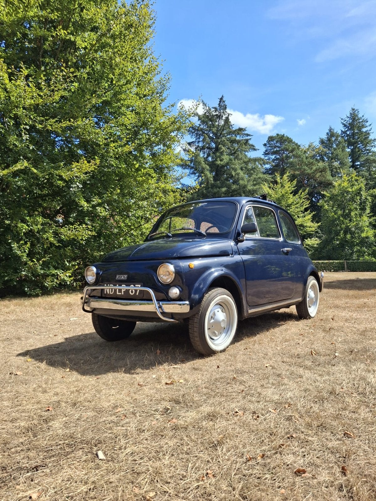 Fiat 500 R apk en belastingvrij, Auto's, Blauw, Overige kleuren, Handgeschakeld, Particulier