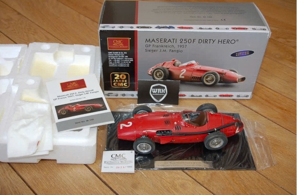 1:18 MASERATI 250F DIRTY HERO #2 20 JAHRE M-148 CMC WRH, Verzenden, Zo goed als nieuw, Auto, Overige merken