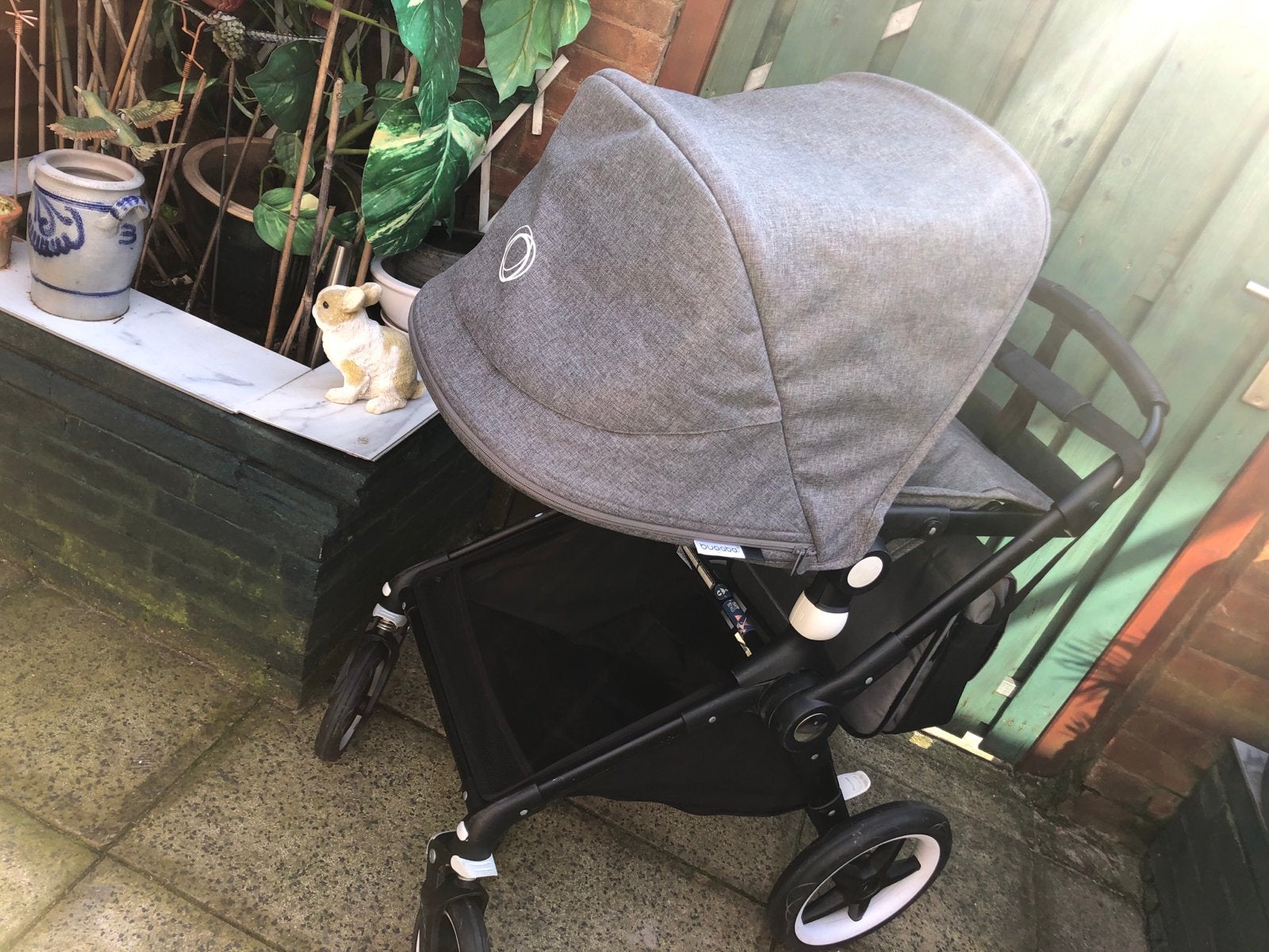 Bugaboo kinderwagen met accessoires, Gebruikt, Bugaboo, Verstelbare duwstang, Ophalen