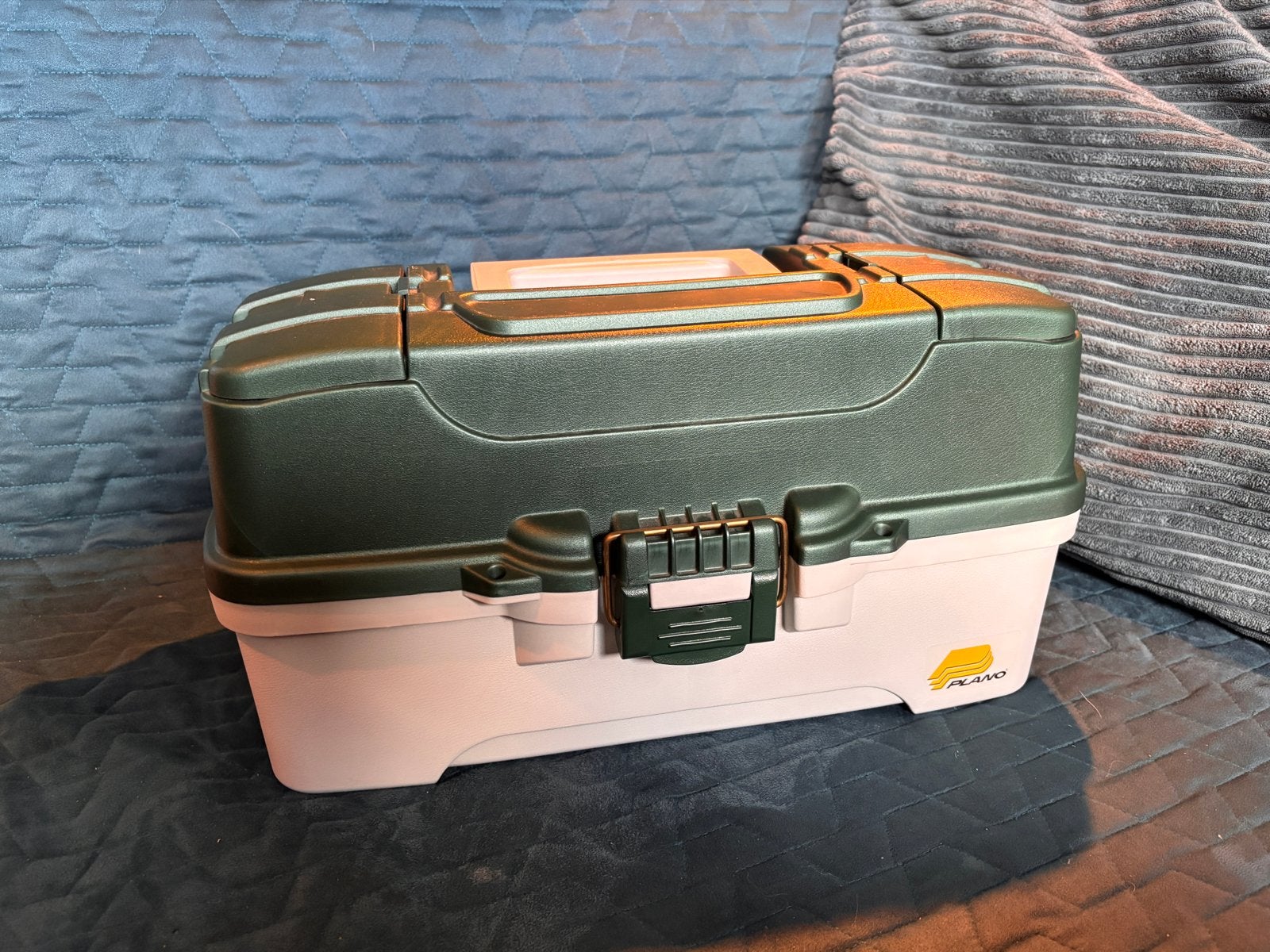 Viskoffer met 3 uitklapbare lades en stevige sluiting, Ophalen of Verzenden, Zo goed als nieuw, Koffer of Tas