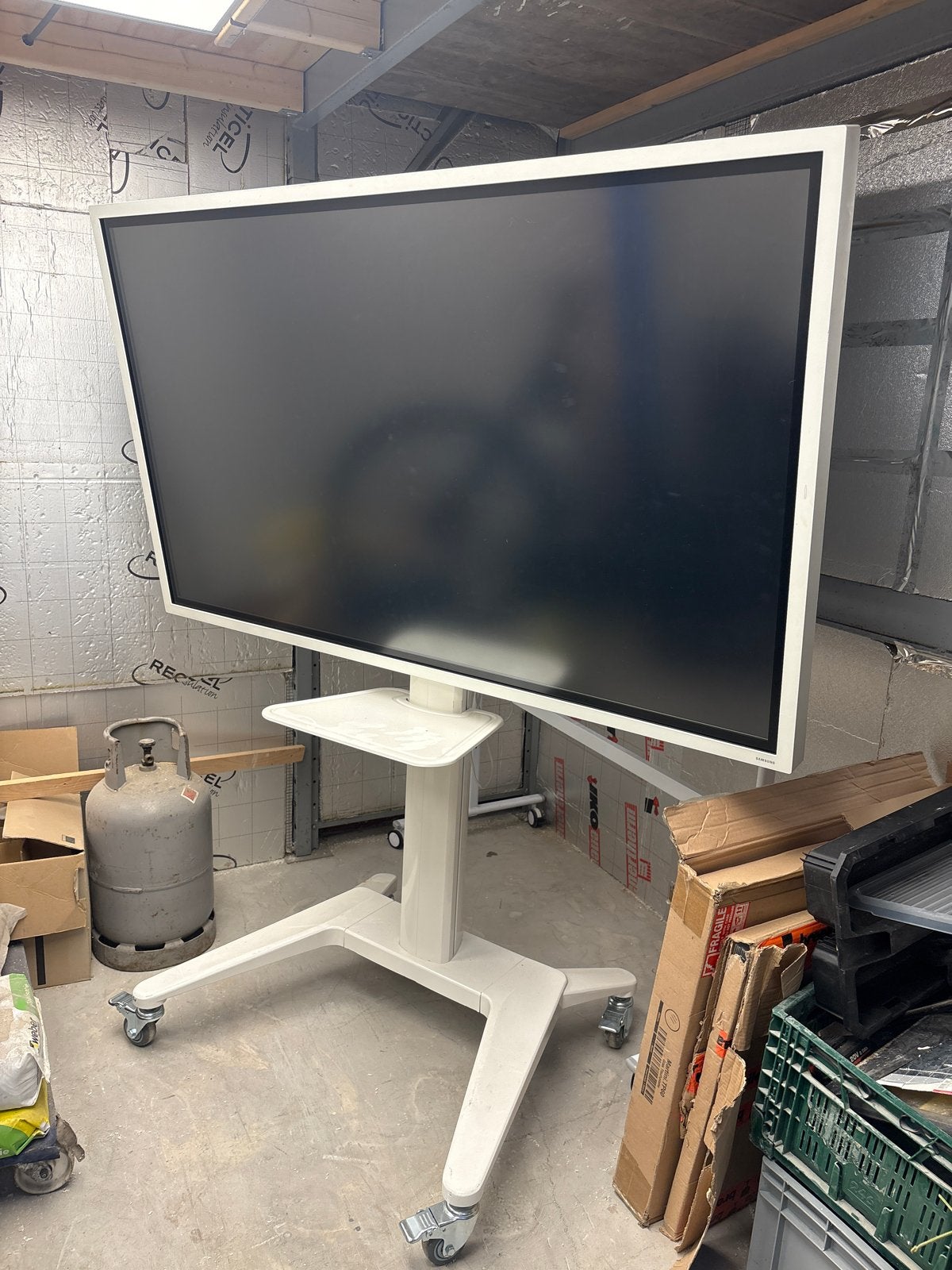 Samsung LH65WMNBGCXEN 65 inch Smart TV op verrijdbare standa, LED, 50 Hz, Ophalen of Verzenden, Zo goed als nieuw