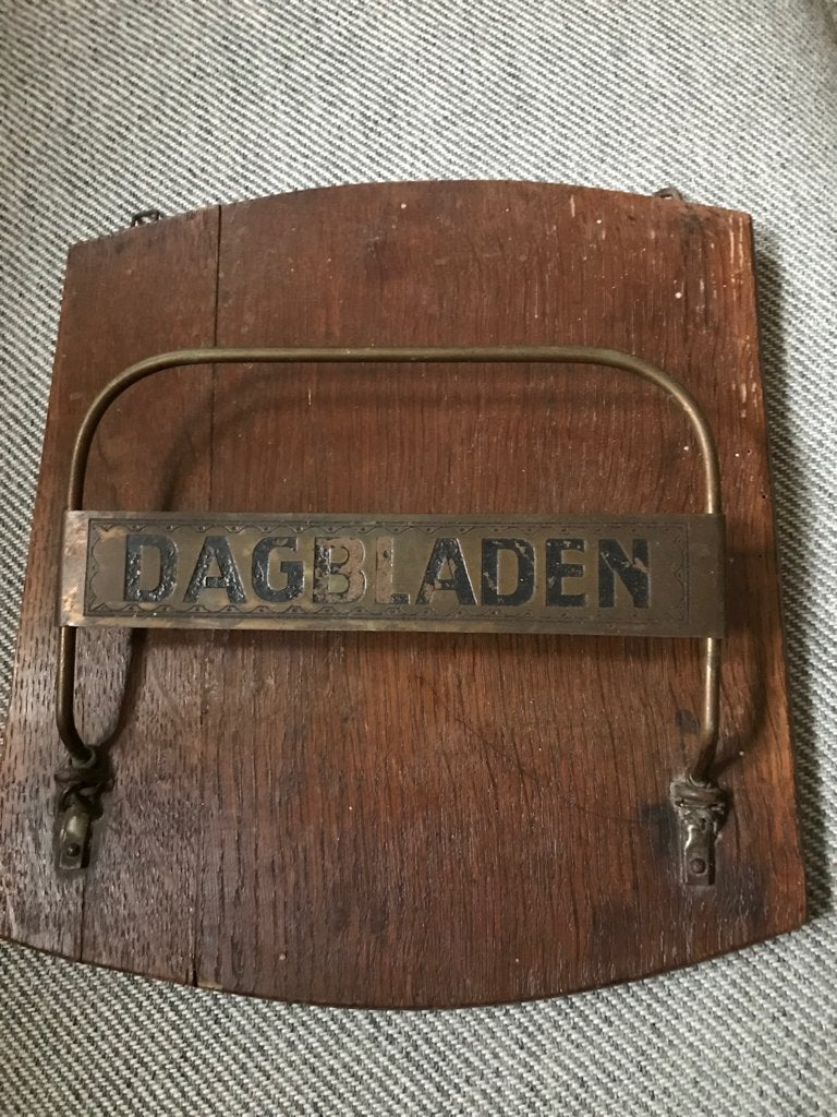 Antieke dagbladhouder, Ophalen of Verzenden