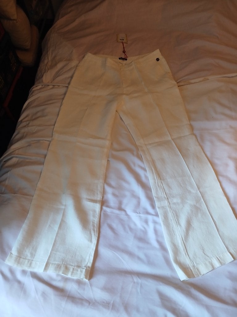 nieuwe dunne witte linnen zomer broek van DIDI maat 40, Kleding | Dames, Maat 38/40 (M), Wit, Nieuw, Didi