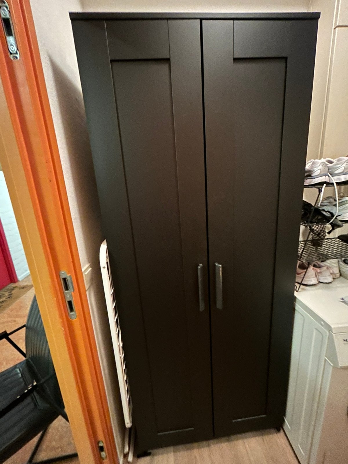 IKEA Brimnes kledingkast zwart, Ophalen, Zo goed als nieuw