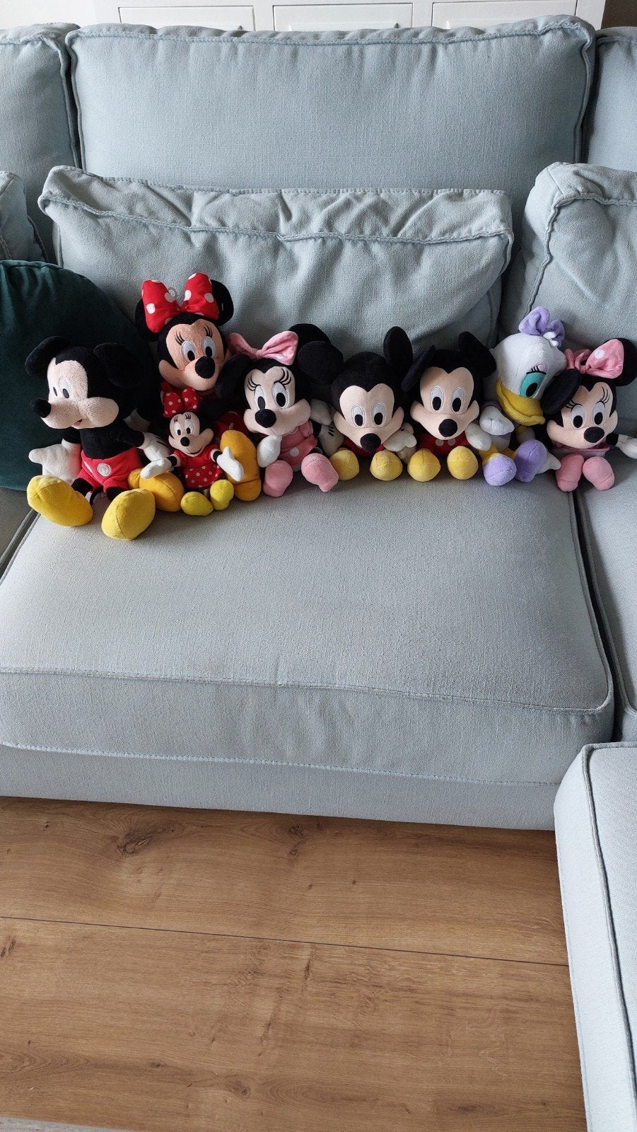 Disney Knuffels: Mickey, Minnie, Donald & Katrien Duck, Disney, Disney, Overige typen, Ophalen of Verzenden