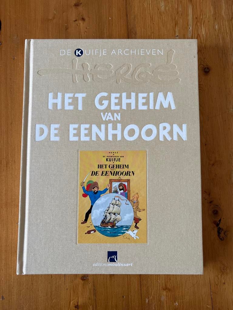 Kuifje Archief: Het Geheim van de Eenhoorn - Luxe Editie, Boeken, Eén stripboek, Ophalen of Verzenden, Zo goed als nieuw