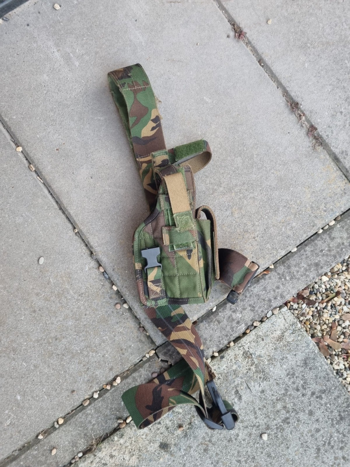 Militaire beenholster - Sneltrekker Glock 17, Ophalen of Verzenden, Landmacht, Overige gebieden, Overige typen