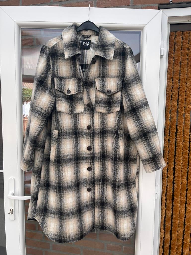 Zgan vest/jas/ blouse MS Mode 50, Ophalen of Verzenden, Zo goed als nieuw, Wit, Trui of Vest