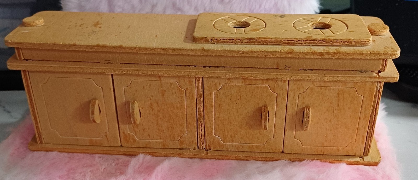 poppenhuis keukenblok zelf af te maken, Verzamelen, Poppenhuizen en Toebehoren, Ophalen of Verzenden, Gebruikt, Poppenhuis