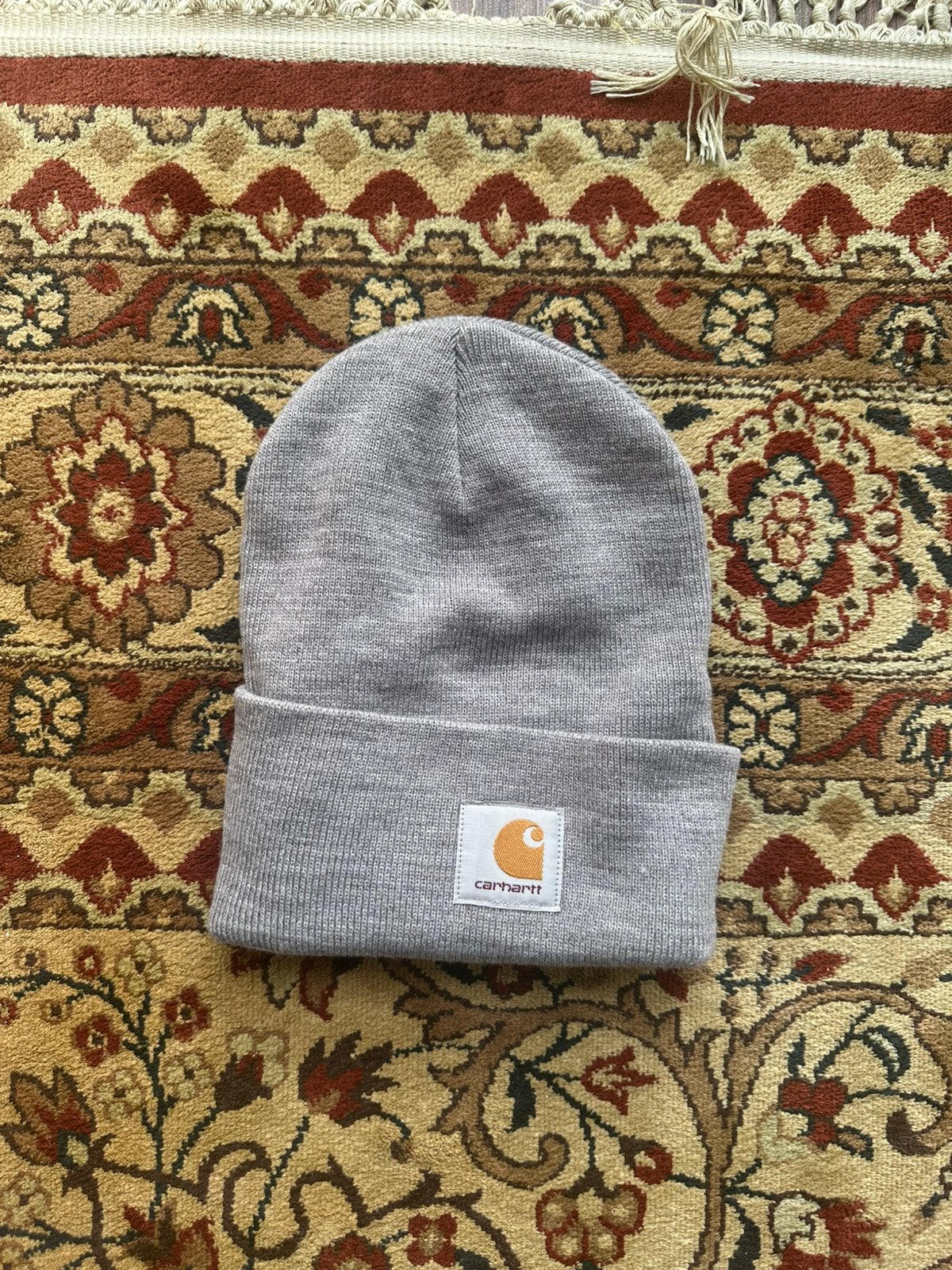 Carhartt beanie grijs nieuw, Ophalen of Verzenden, Zo goed als nieuw, Overige maten, Muts