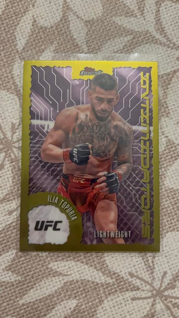 Ilia Topuria Intimidators | TOPPS UFC FINEST 2025, Ophalen of Verzenden, Nieuw, Losse kaart