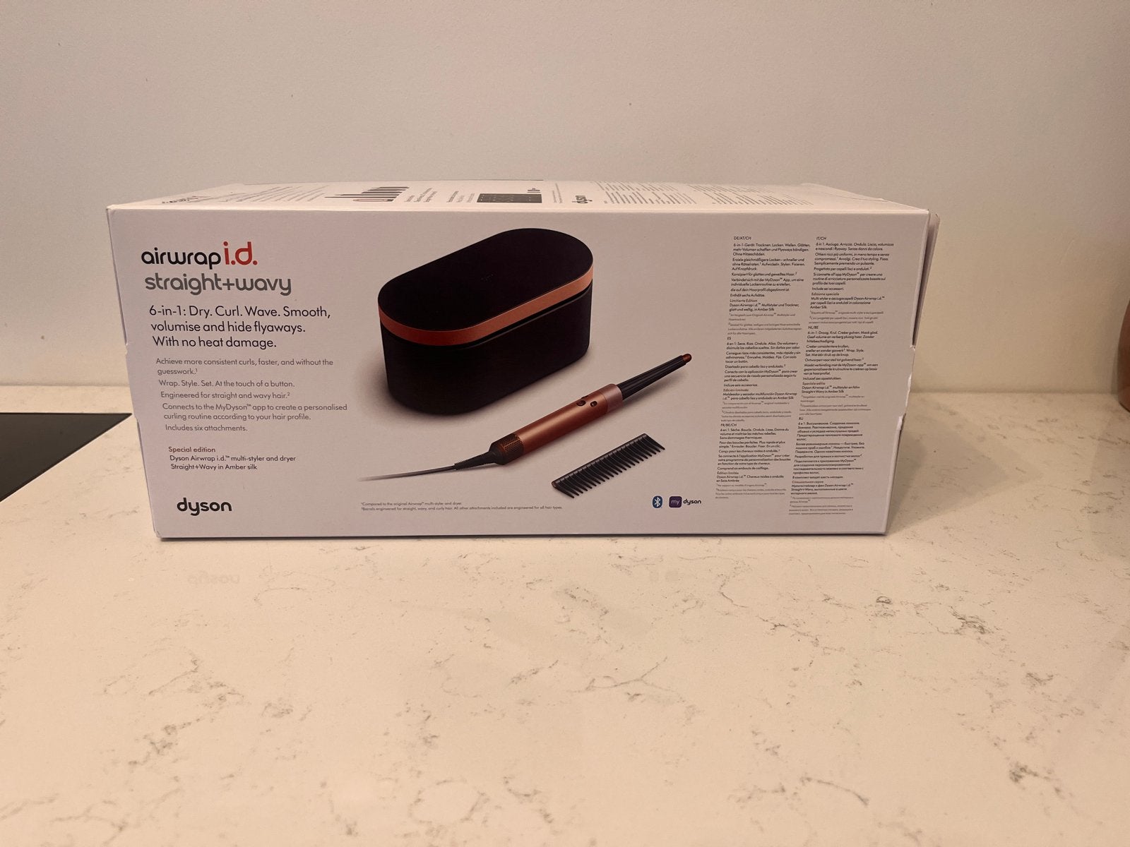 Dyson Airwrap i.d. Straight+Wavy Multistyler, Ophalen, Zo goed als nieuw, Krultang of Stijltang