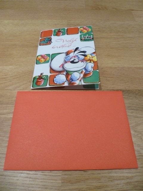 Diddl Kerst kaart + envelop : Vrolijk Kerstfeest nieuw, Verzamelen, Ophalen of Verzenden, Diddl, Nieuw, Papier, Kaart of Schrift