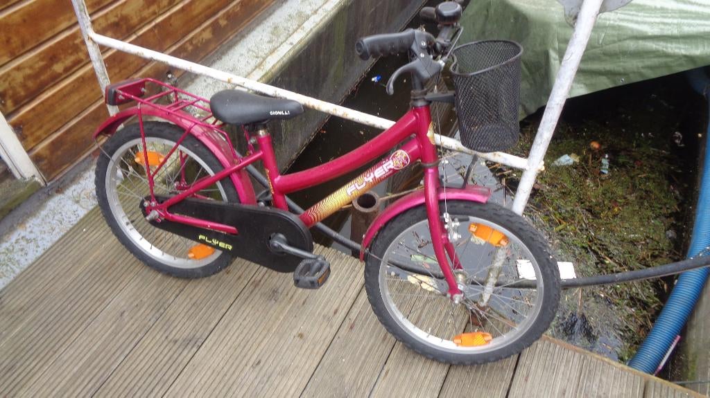 kinderfietsje meisjes  zadelhoogte trapas 26 cm, Ophalen of Verzenden, Gebruikt, Minder dan 16 inch