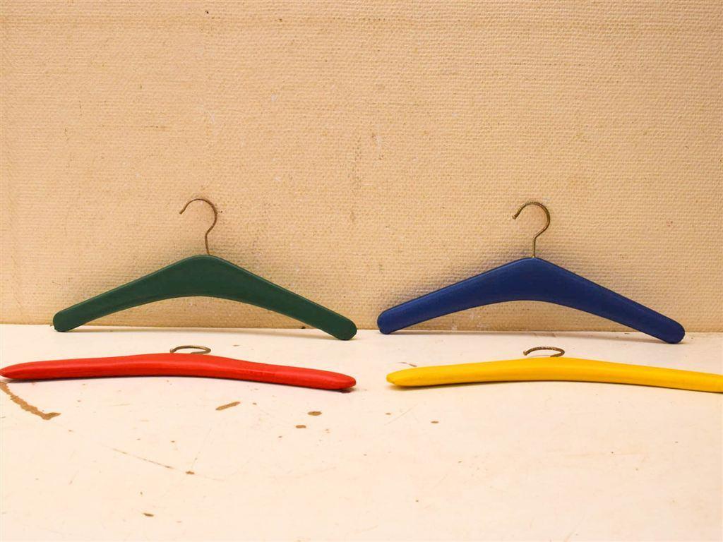 4 stuks Vintage Kledinghangers 51876, Ophalen of Verzenden, Nieuw, Volwassenen