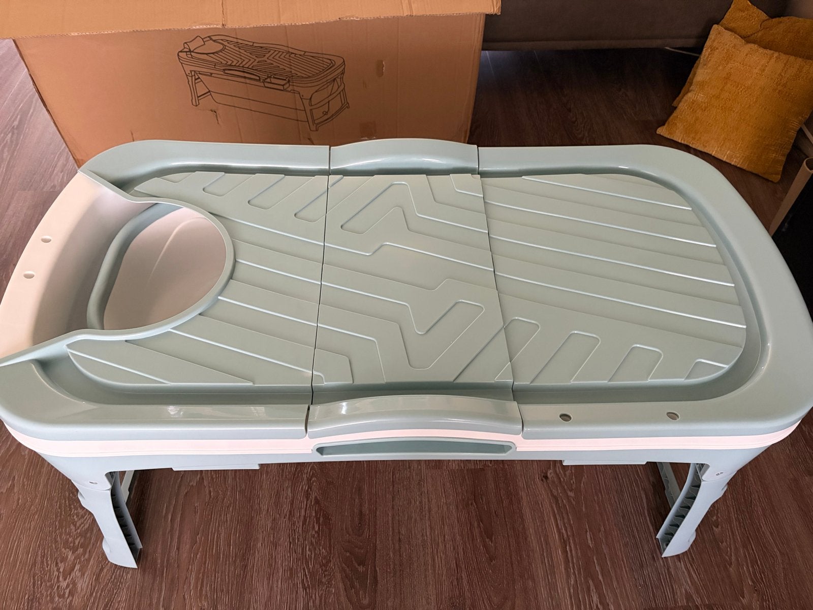 Nieuw opvouwbaar bad - 118 CM, Ophalen, Overige typen, Nieuw, 50 tot 100 cm