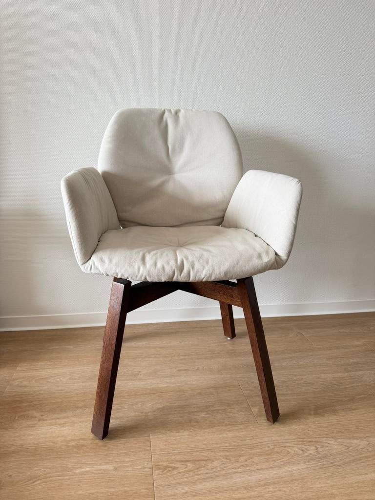 Table Du Sud | Eetkamerstoelen | 6 st | Eikenhout | Japandi, Ophalen, Japandi, Gebruikt, Bruin
