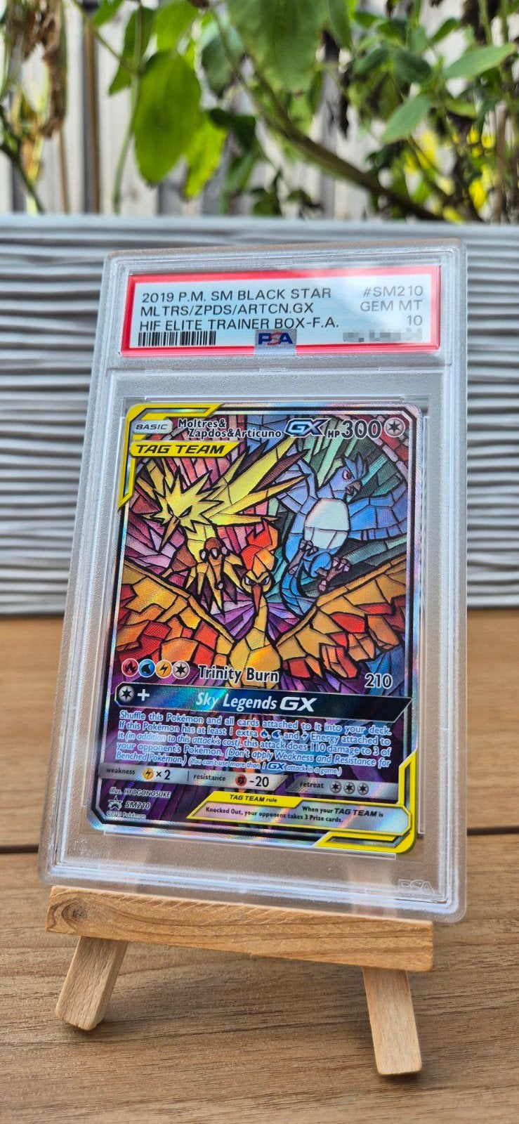 PSA10 Moltres & Zapdos & Articuno GX SM210 Pokemon Kaart, Ophalen of Verzenden, Nieuw