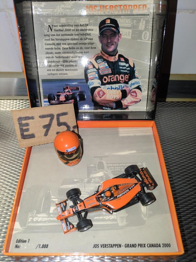 Minichamps Jos Verstappen, Ophalen of Verzenden, Zo goed als nieuw, Formule 1