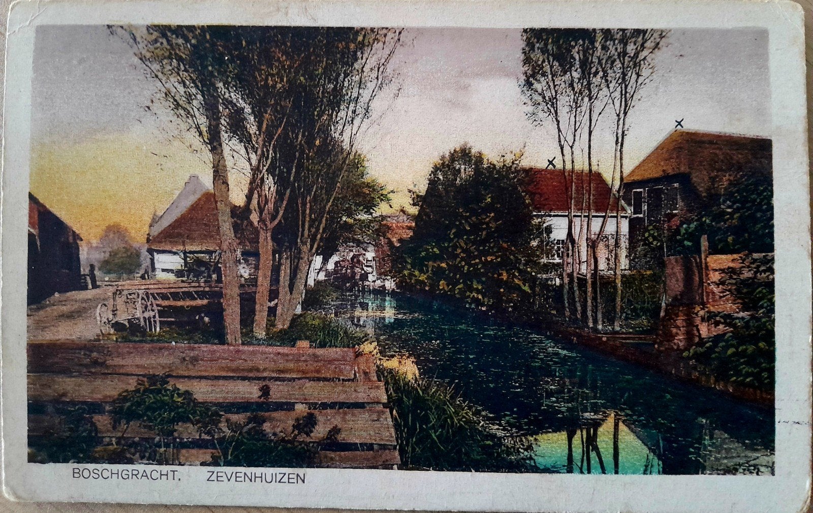 Zevenhuizen, Verzamelen, Ophalen of Verzenden, 1920 tot 1940, Gelopen, Zuid-Holland