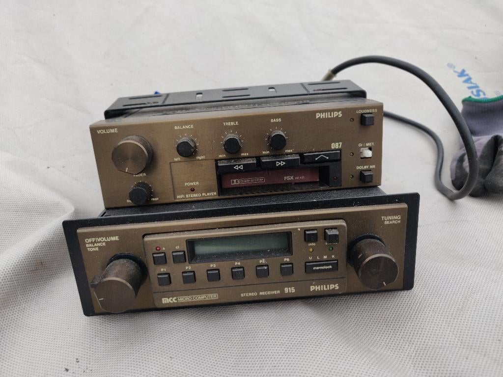 Philips 915 high-end autoradio ca. 1979, Ophalen of Verzenden