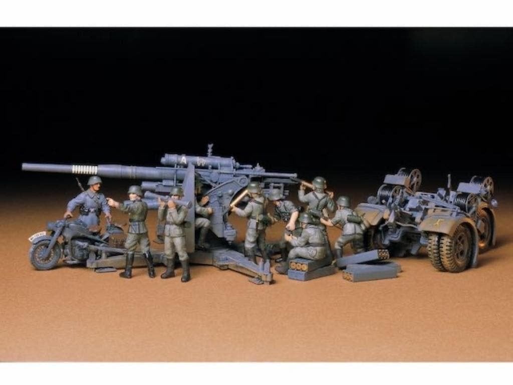 Tamiya	35017	German 88mm Gun Flak36/37	1/35 incl alu loop, Verzenden, Nieuw, 1:35 tot 1:50
