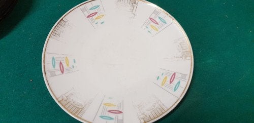 Ontbijtbord bavaria combina serviezen, Ophalen of Verzenden, 'T Olde Gre-j, Info@toldegrej.nl, Endepoelstraat 20f Didam