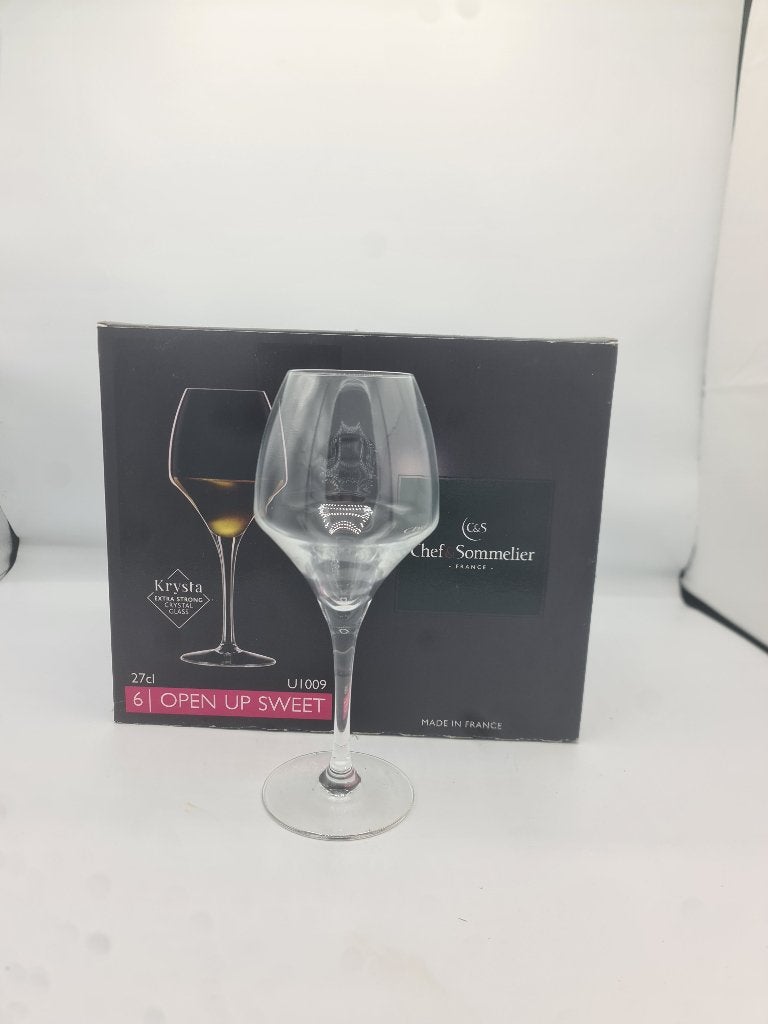 6x Chef & Sommelier Open Up Sweet Wijn Glazen 27cl champagne, Ophalen of Verzenden, Nieuw, Overige typen
