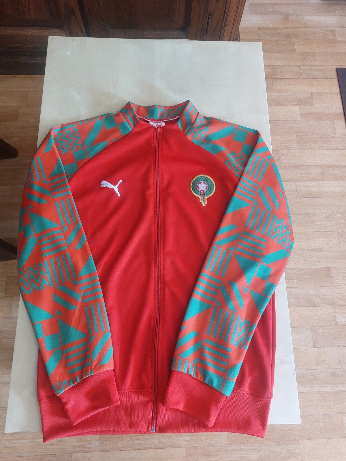 Puma Marokko Trainingsjack - Zo goed als nieuw, Puma, Maat 48/50 (M), Ophalen of Verzenden, Zo goed als nieuw
