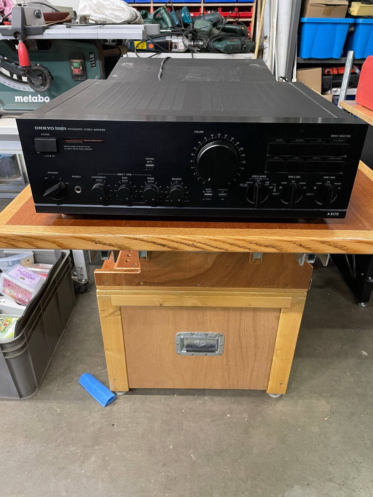 Onkyo Integra A-8170 Geïntegreerde Stereo Versterker, Ophalen, Gebruikt, 60 tot 120 watt, Stereo