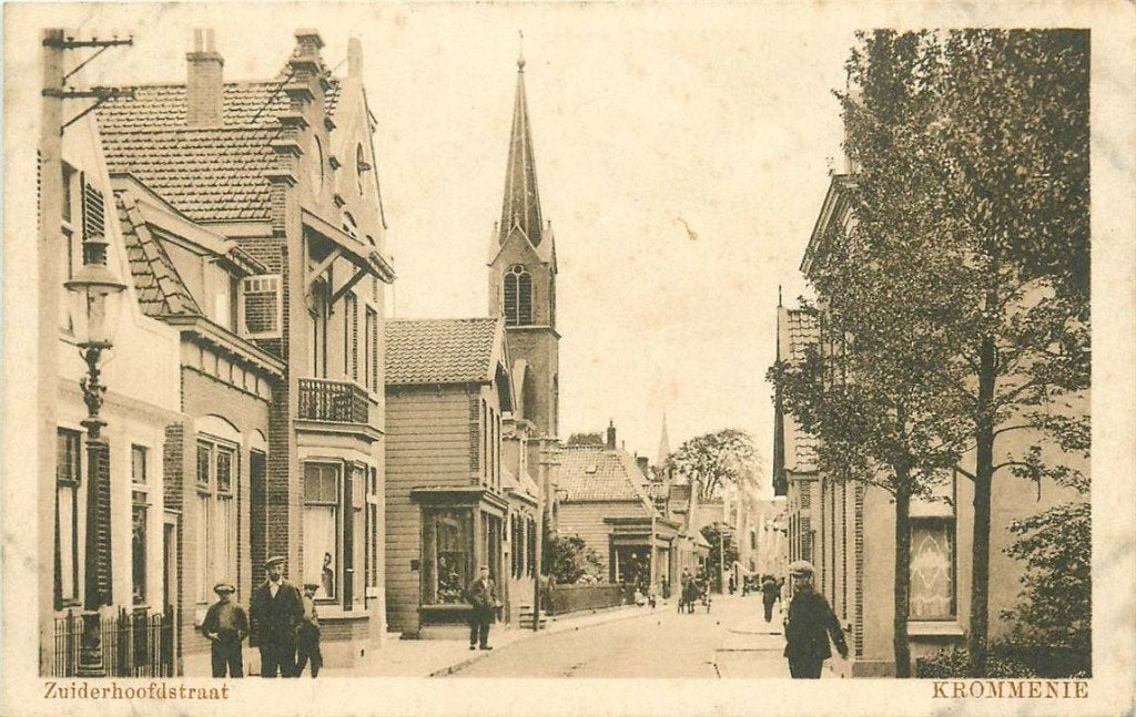 388-277-013 Krommenie Zuiderhoofdstraat, Verzamelen, Ansichtkaarten | Nederland, Verzenden, Voor 1920, Zuid-Holland